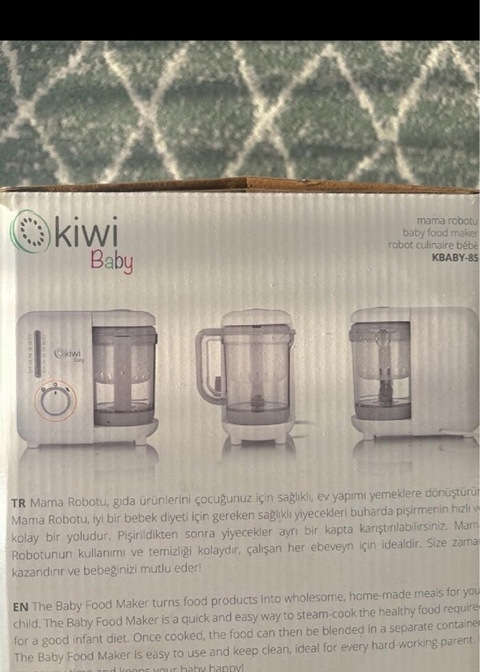 Buhar pişirici mama öğütücü - Görsel 3