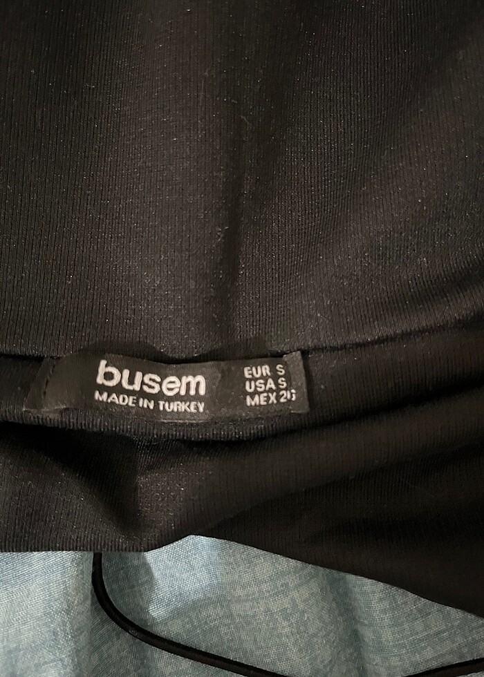 Siyah mini elbise - Görsel 3