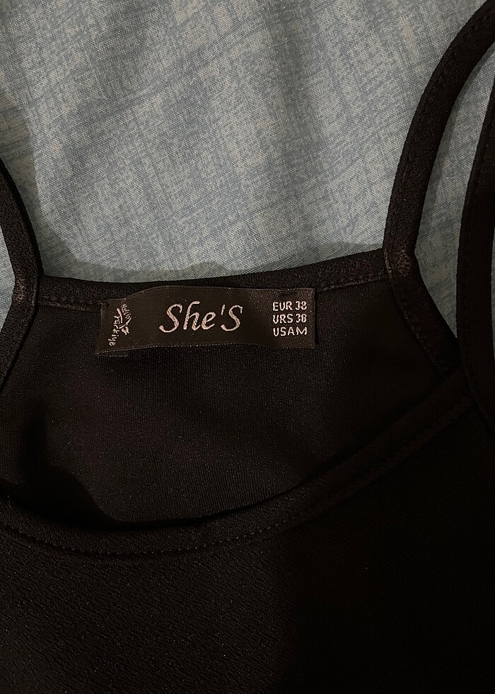 Siyah elbise - Görsel 3