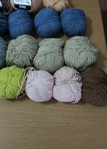 Beden çeşitli Renk Renkli Jarn Art jeans örgü İpi