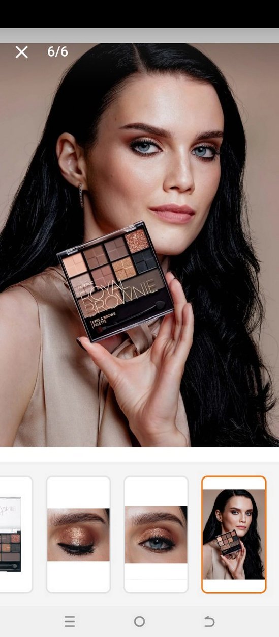 FABERLİC Bej Tonlarında Royal Brownie Göz Farı Paleti - Görsel 3