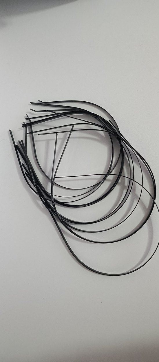 Siyah metal taç - Görsel 5