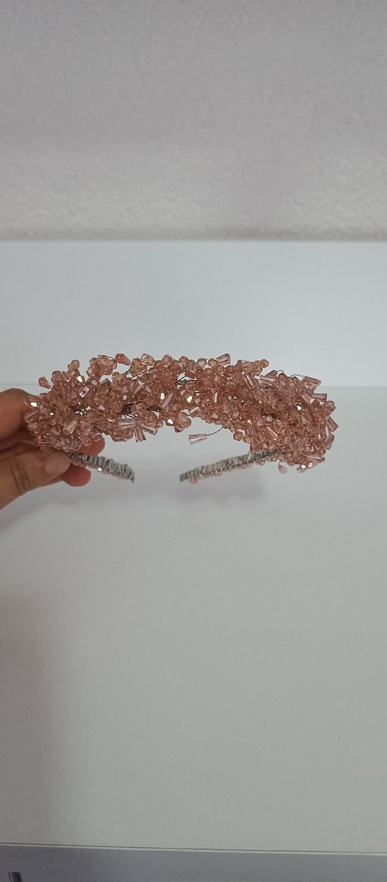 taşlı taç toka. - Görsel 2