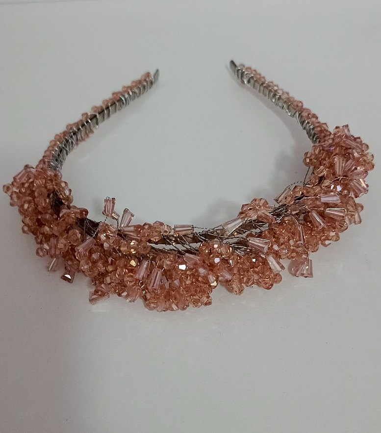 taşlı taç toka. - Görsel 3