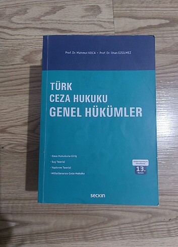 Ceza Hukuku Özel Hükümler Mahmut Koca İhsan Üzülmez