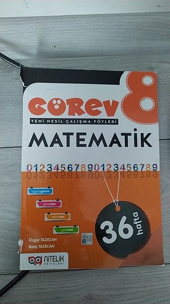 Görev 8 matematik nitelik yayınları