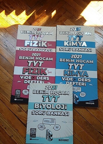 BENİM HOCAM TYT FİZİK KİMYA BİYOLOJİ TEST KİTAPLARI