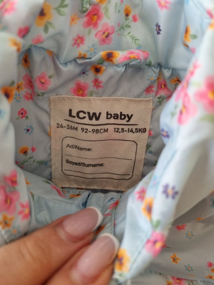 Çiçek desenli Kız Bebek Şişme Yelek - Görsel 5