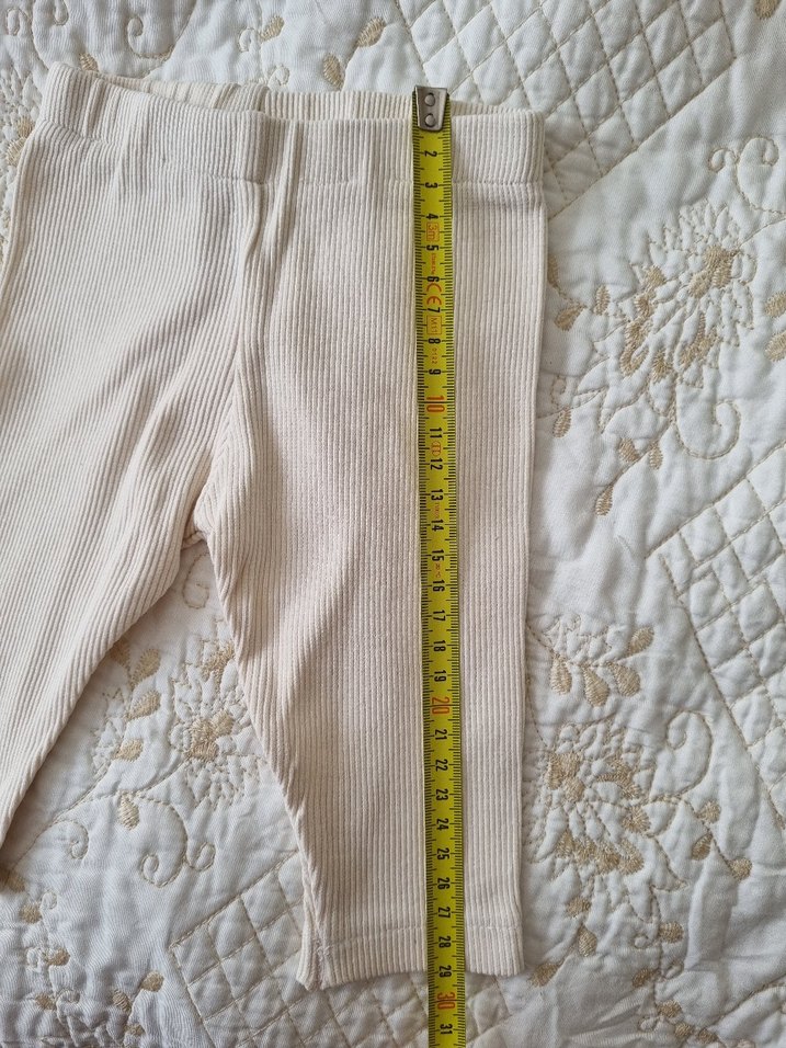 Kız Bebek Fitilli Tayt Kapri - Görsel 4