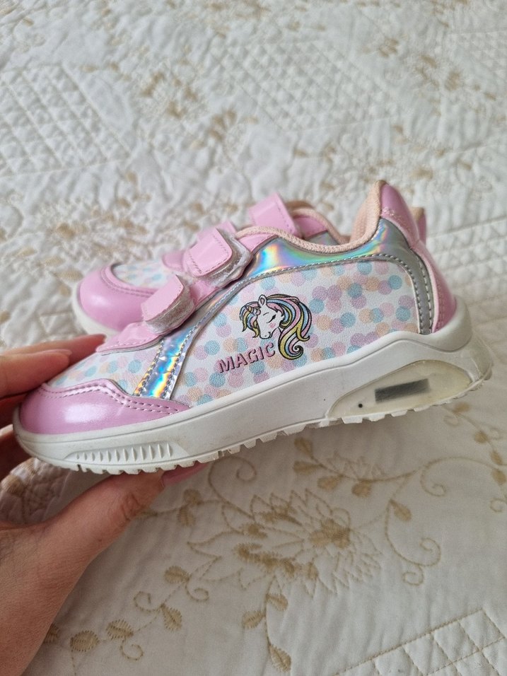 Unicorn desenli Kız Çocuk Spor ayakkabı - Görsel 4