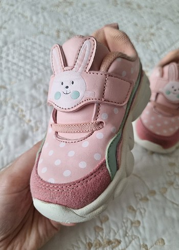 Kız Çocuk Tavşan desenli Spor Ayakkabı - Görsel 3