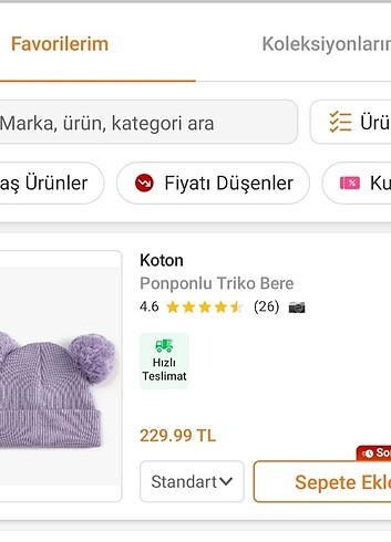 Koton Kız Bebek Ponponlu Şapka Bere 1 Yaş