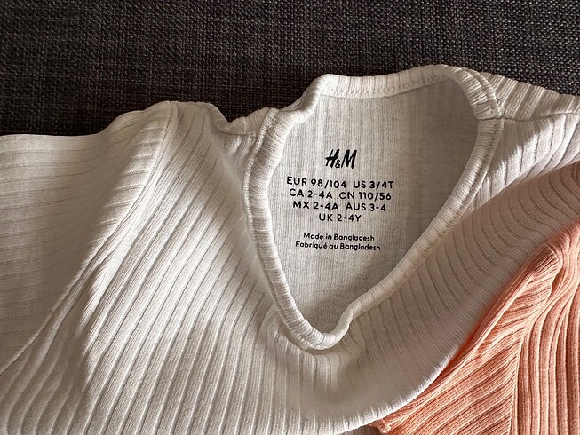 H&M 3 adet Tshirt