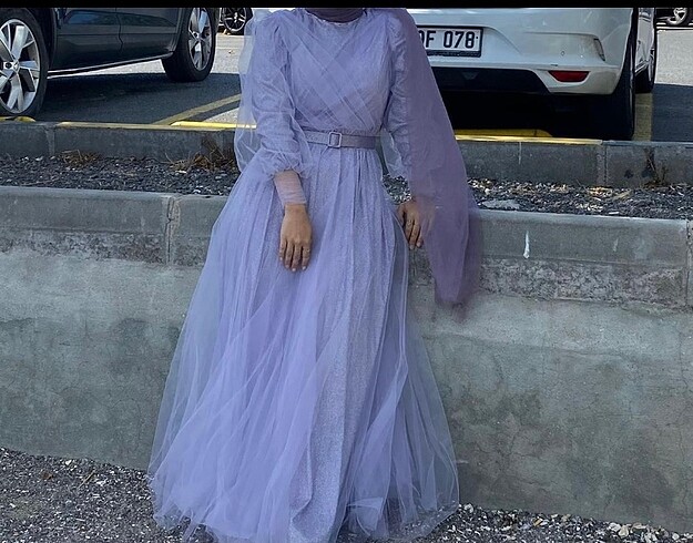 Abiye tesettur elbıse