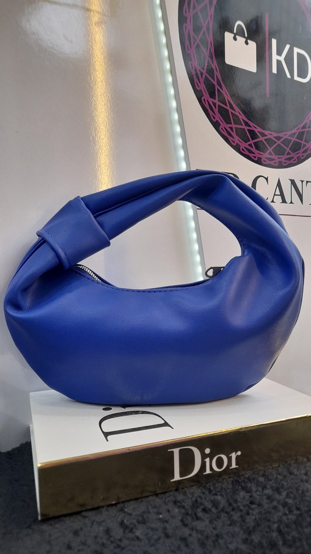 Bottega Model Saks Mavi Kadın Çanta - Görsel 3