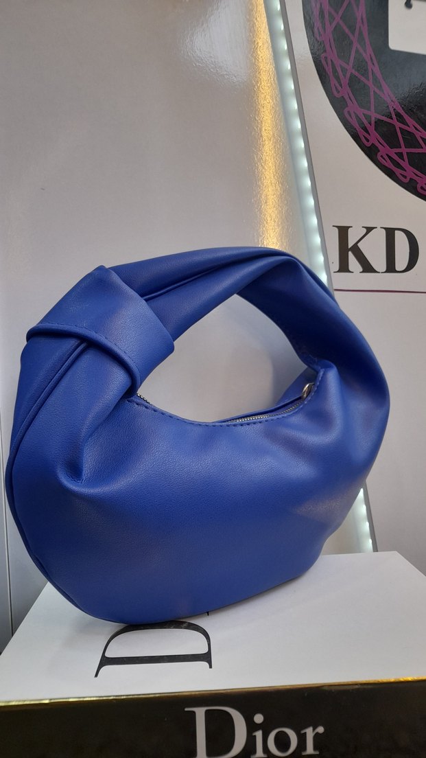 Bottega Model Saks Mavi Kadın Çanta - Görsel 5