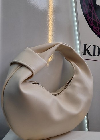 Bottega Model Krem Günlük Kadın Çanta - Görsel 2