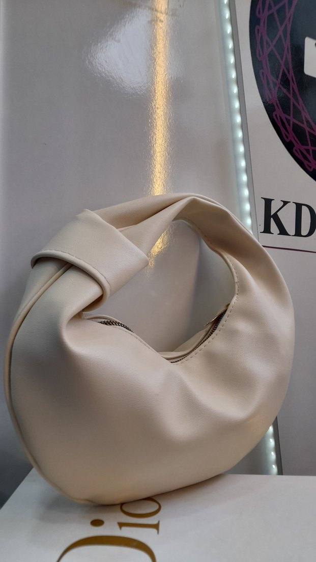 Bottega Model Krem Günlük Kadın Çanta - Görsel 2