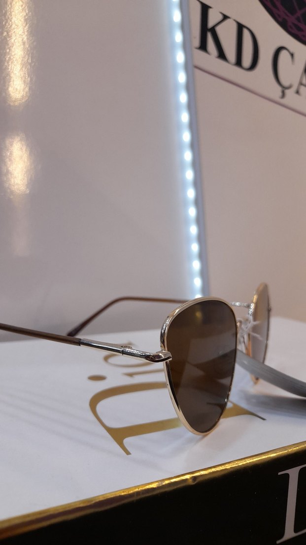 Kadın Kahverengi Gözlük - Görsel 4