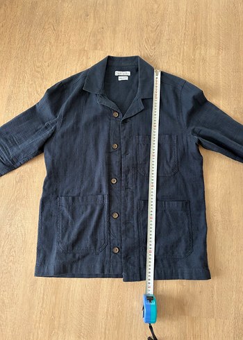 Erkek Lacivert Gömlek tarzında ceket - Görsel 2