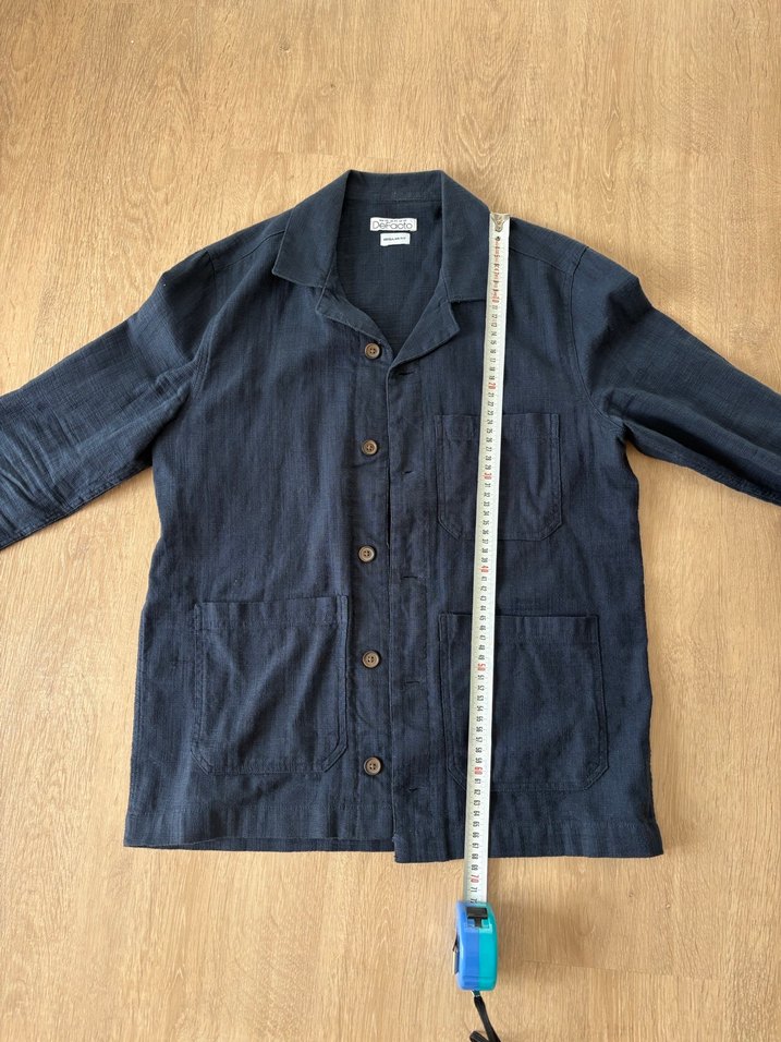 Erkek Lacivert Gömlek tarzında ceket - Görsel 2