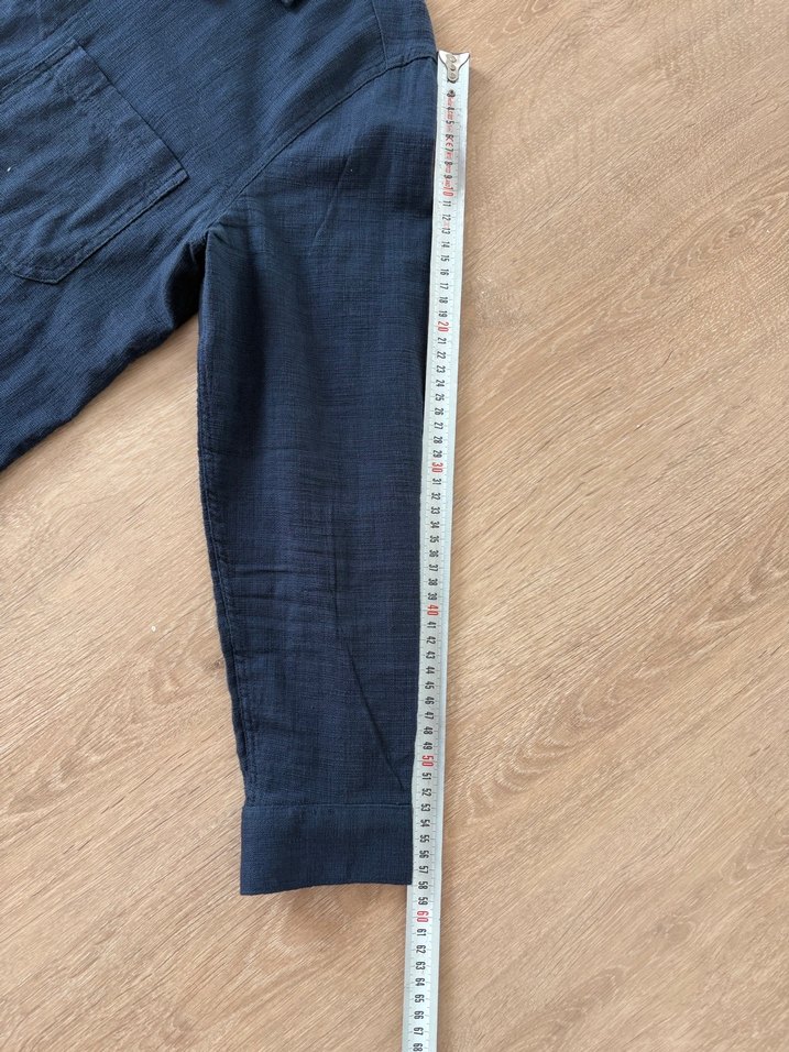 Erkek Lacivert Gömlek tarzında ceket - Görsel 3