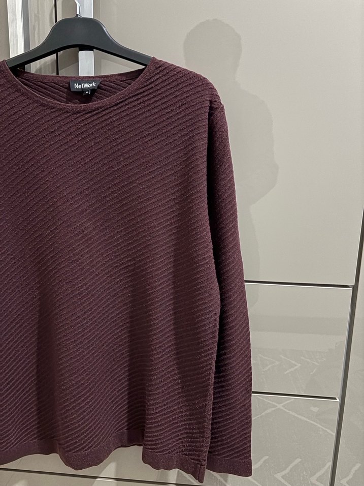 Erkek Triko Kazak Uzun Kollu - Görsel 3