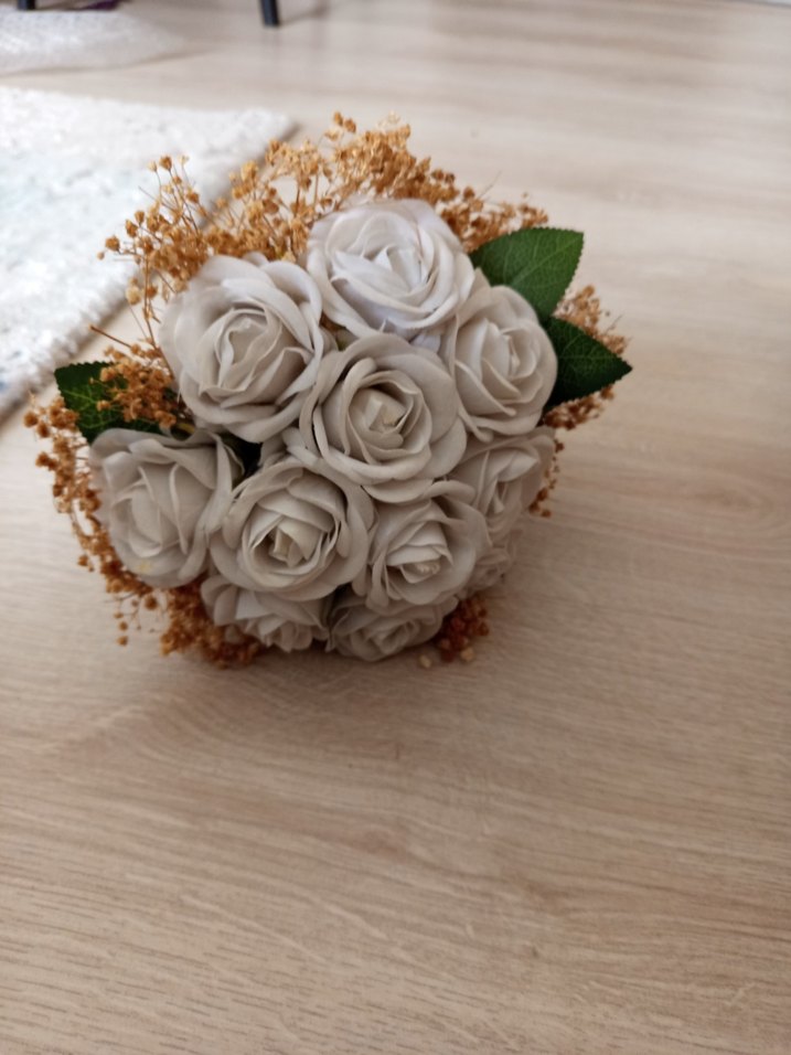 Beyaz Gelin Buketi - Görsel 3