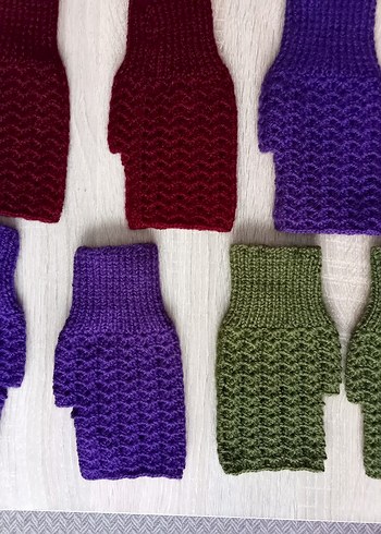 Örgü Eldiven, kadın - Görsel 5