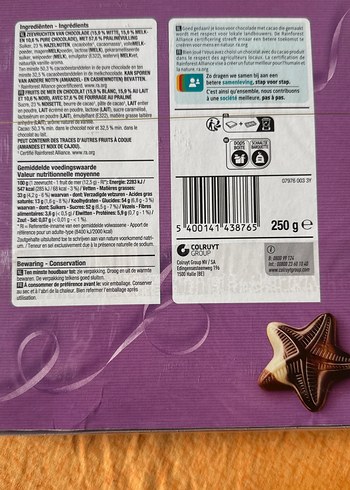 Pastel Mor Deniz Kabukları Çikolata 20'li - Görsel 2