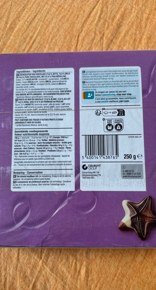 Boni Mor Deniz Meyveli Pralineli Çikolata 20'li - Görsel 2