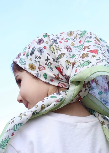 Başörtü dükkânı çocuk eşarp - Görsel 2