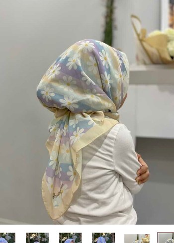 Başörtü dükkânı çocuk eşarp - Görsel 8