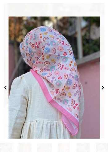 Başörtü dükkânı çocuk eşarp - Görsel 10