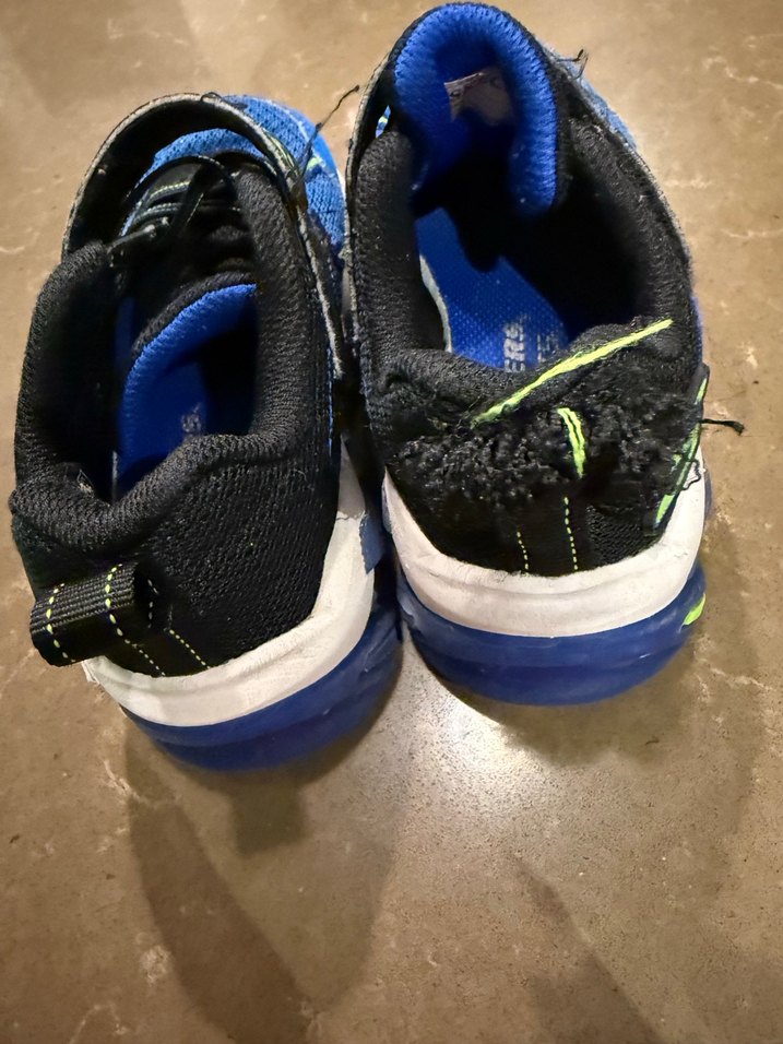 Mavi Erkek Çocuk Spor Ayakkabı Velcro - Görsel 4