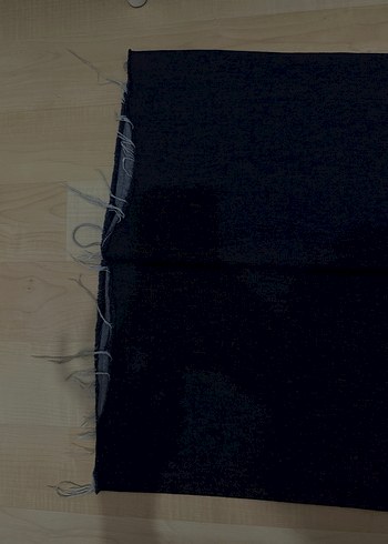 Siyah Kadın Denim Pantolon Midi Boy - Görsel 5