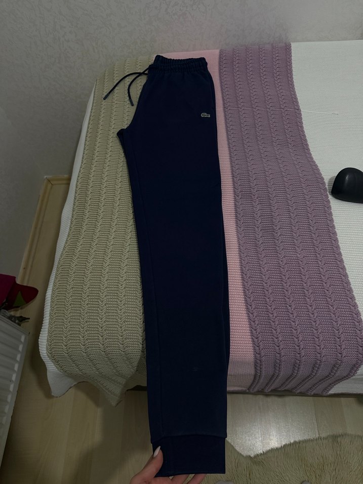 Siyah kadın  Rahat Kesim Eşofman Altı - Görsel 4