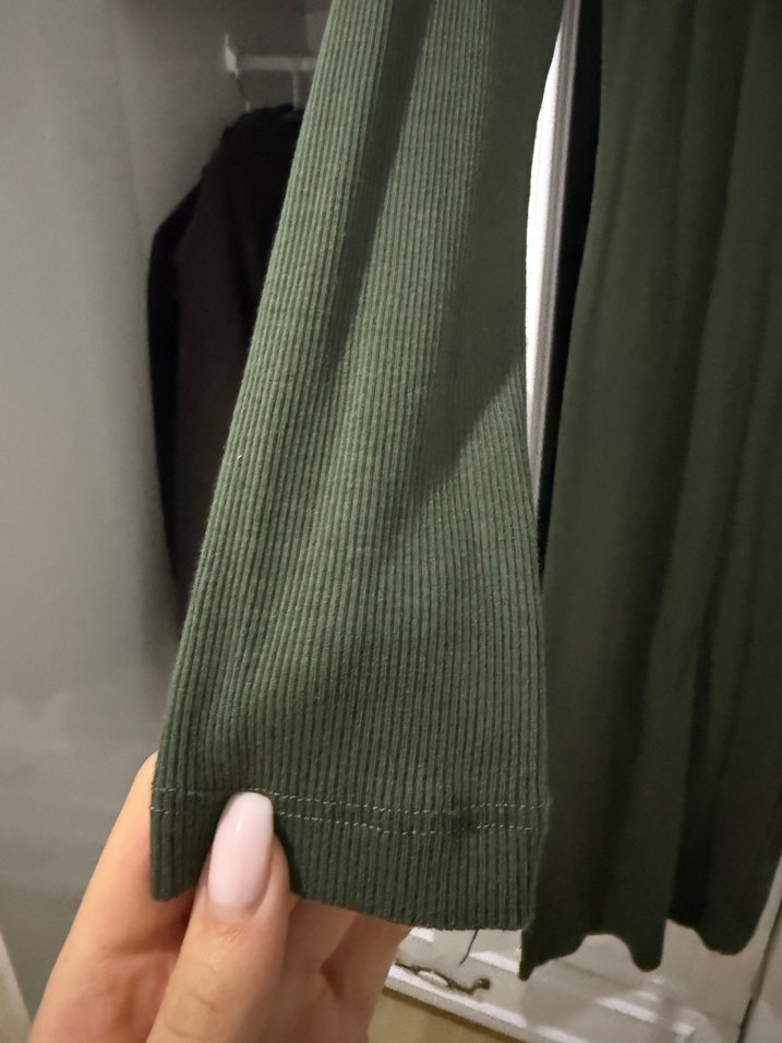 Pull and bear haki midi elbise - Görsel 5