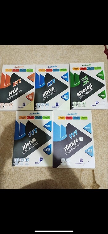 Fizik kimya biyoloji Türkçe set