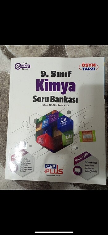 9. Sınıf kimya çap plus