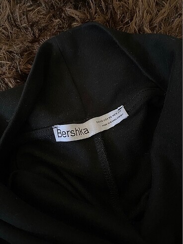 Bershka Bershka İspanyol paça siyah tayt