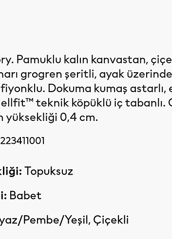 25 Beden Hm marka babet 25 no