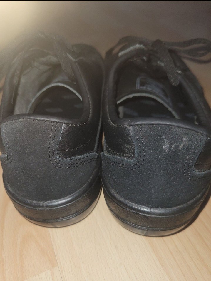 Erkek Siyah Spor Ayakkabı Bağcıkları - Görsel 2