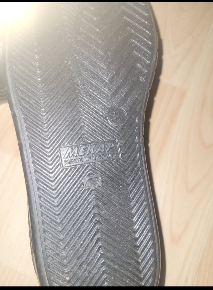 Erkek Siyah Spor Ayakkabı Bağcıkları - Görsel 4