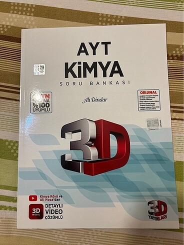 3D AYT KİMYA soru bankası