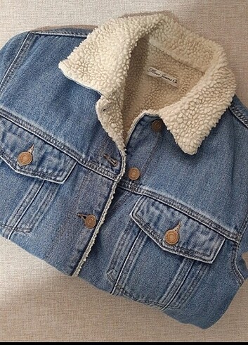 xs Beden mavi Renk Mavi Jeans Kot Ceket