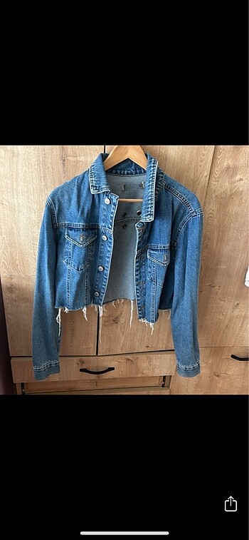 Crop kot ceket