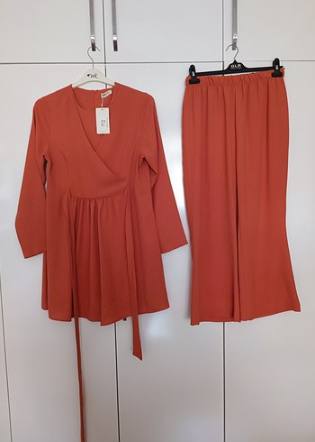 tunik pantolon ikili takım