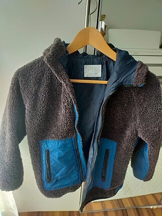 Zara 10 yaş erkek çocuk peluş mont