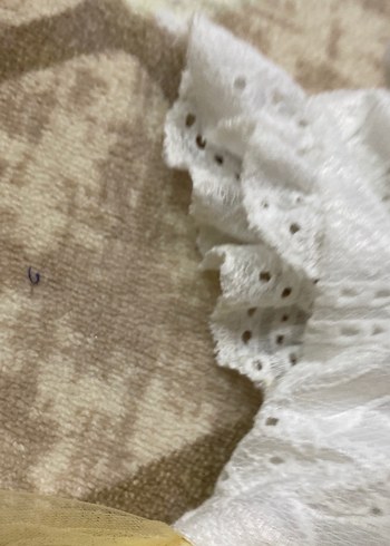 Kız Çocuk Beyaz Dantel Bohem Elbise - Görsel 3